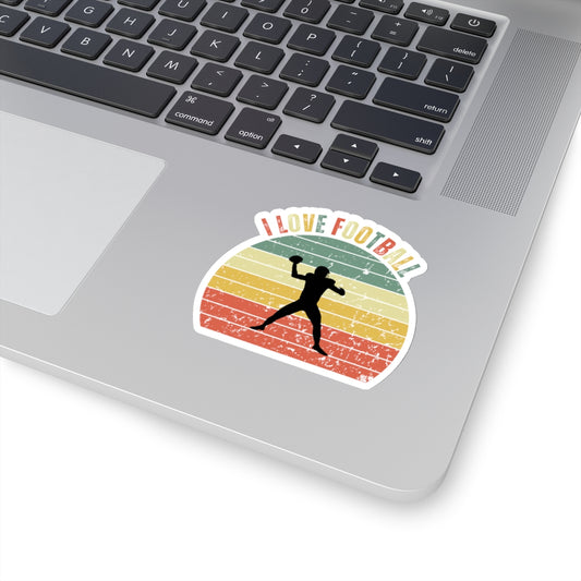 I Love Football - Sticker