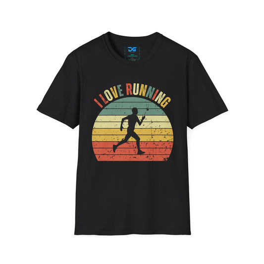I Love Running Mens - T-Shirt
