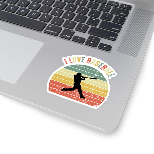 I Love Baseball - Sticker