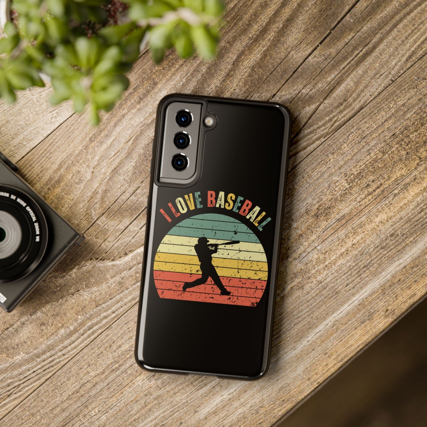 I Love Baseball - Phone Case