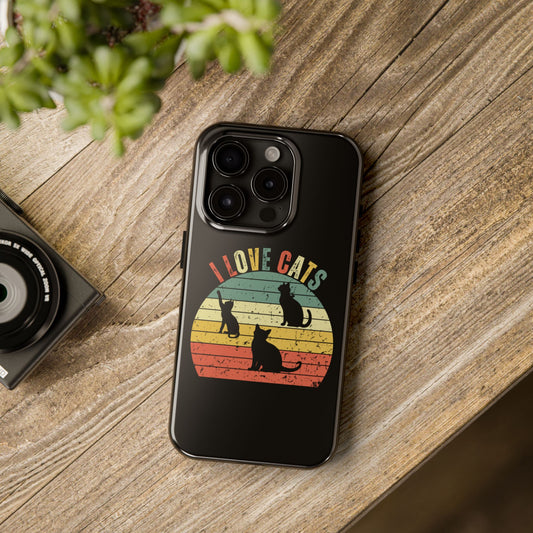 I Love Cats - Phone Case