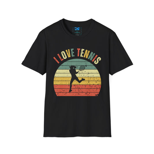 I Love Tennis Womens - T-Shirt