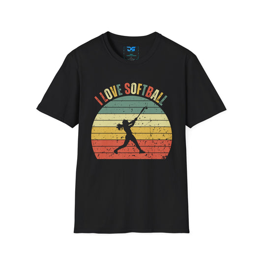 I Love Softball - T-Shirt