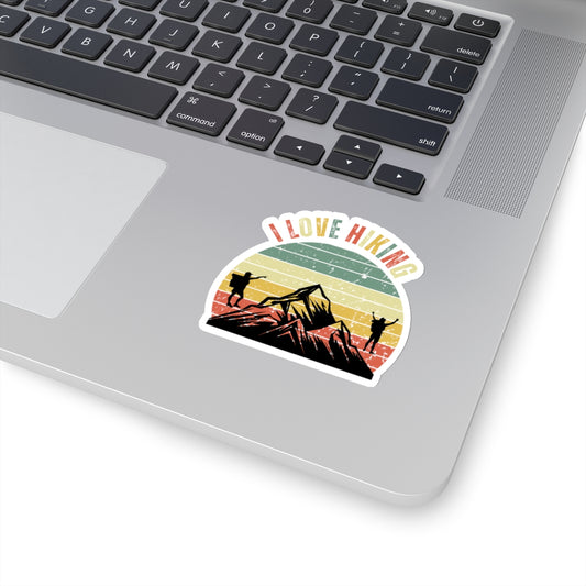 I Love Hiking - Sticker