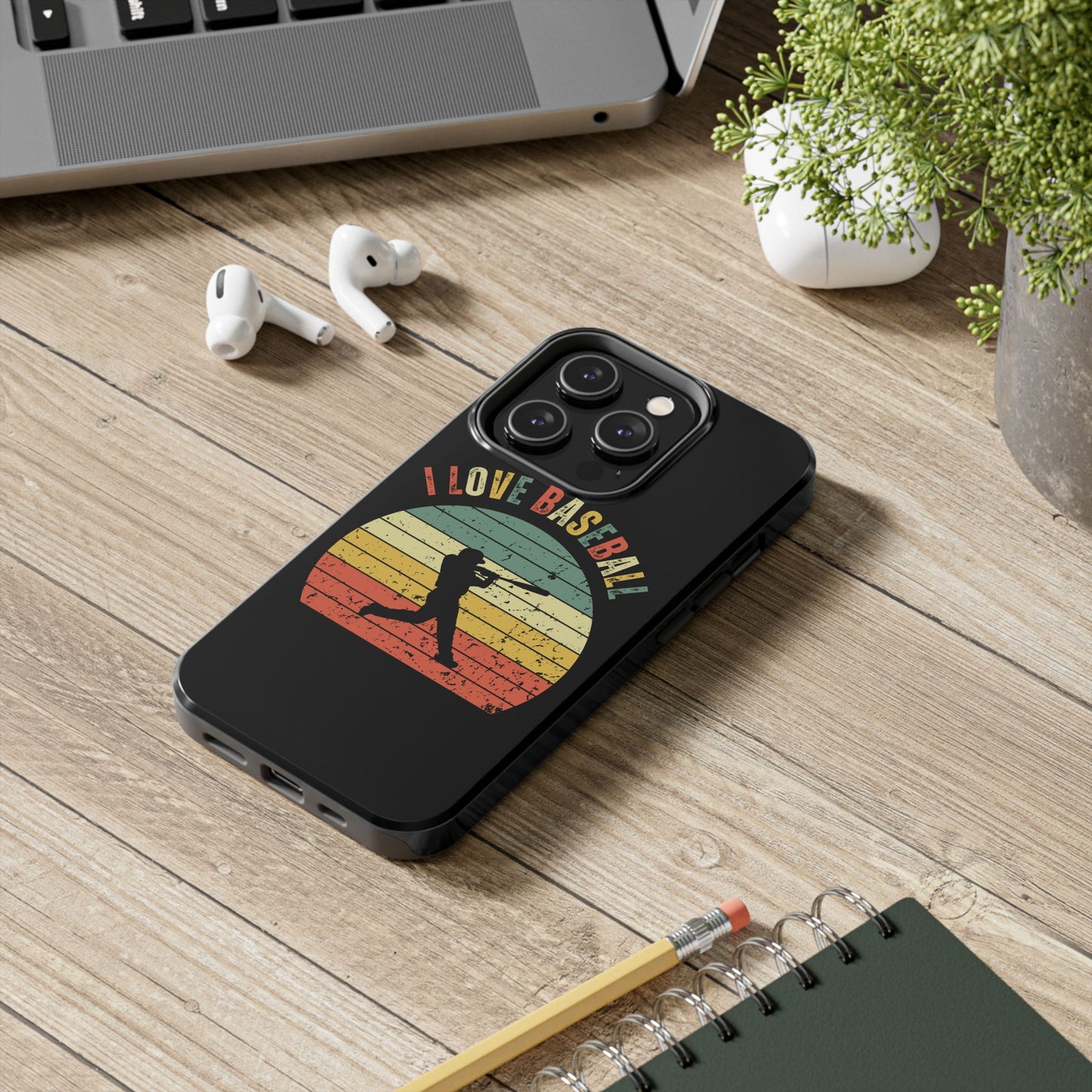 I Love Baseball - Phone Case
