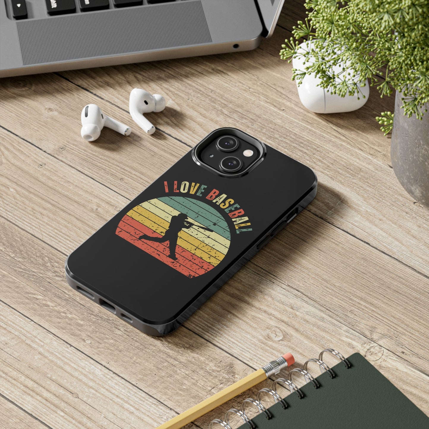 I Love Baseball - Phone Case