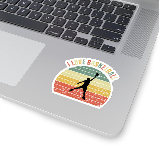 I Love Basketball - Sticker