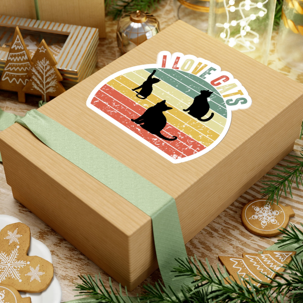 I Love Cats - Sticker