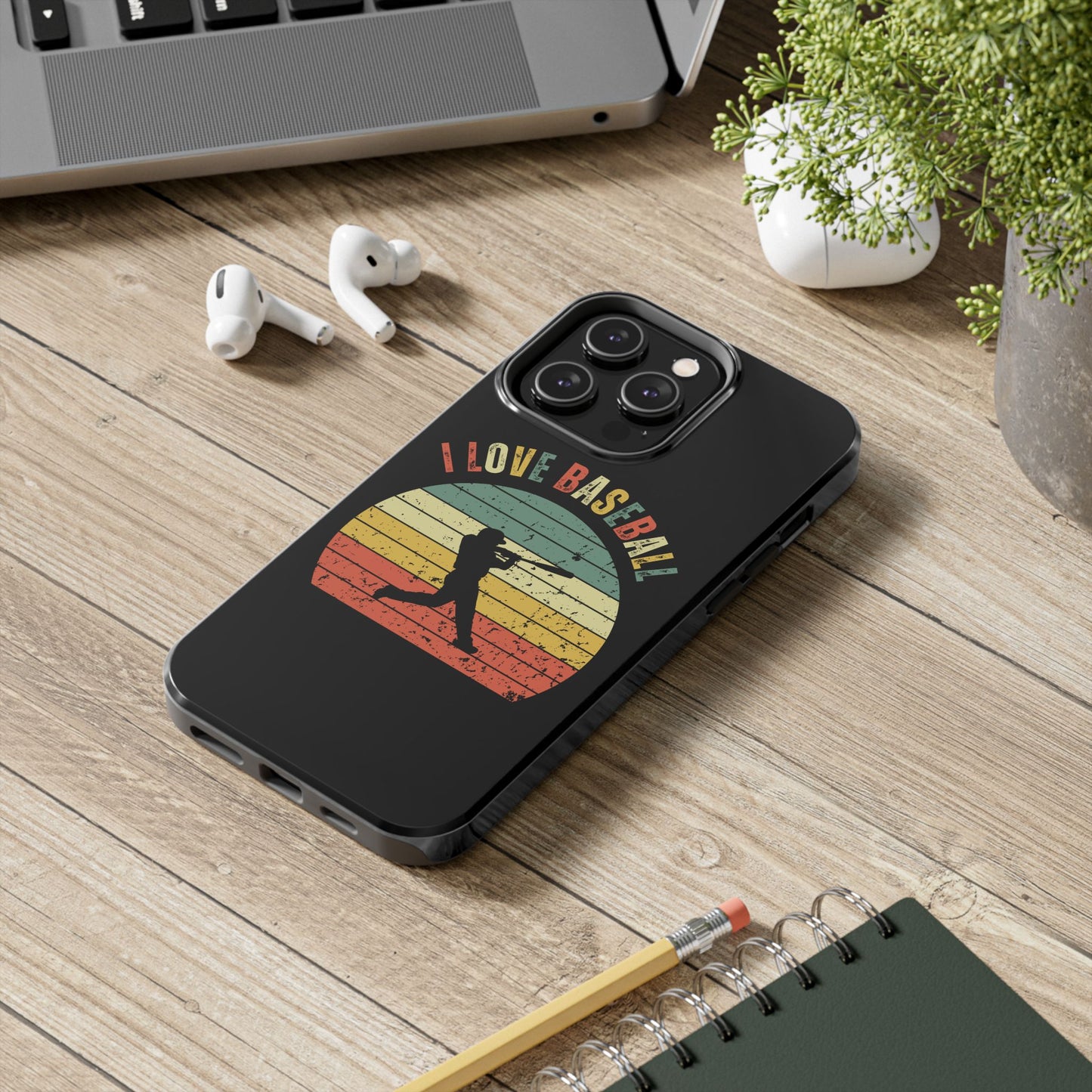 I Love Baseball - Phone Case