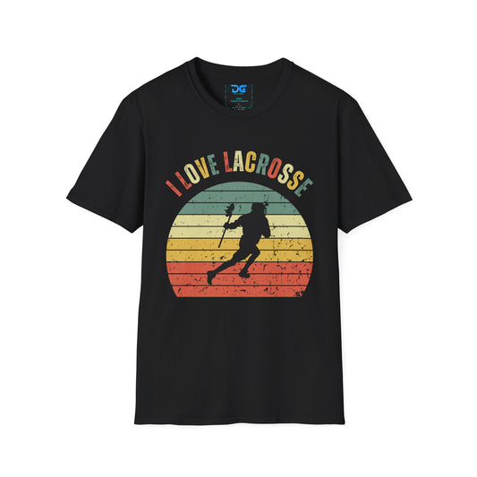 I Love Lacrosse Mens - T-Shirt